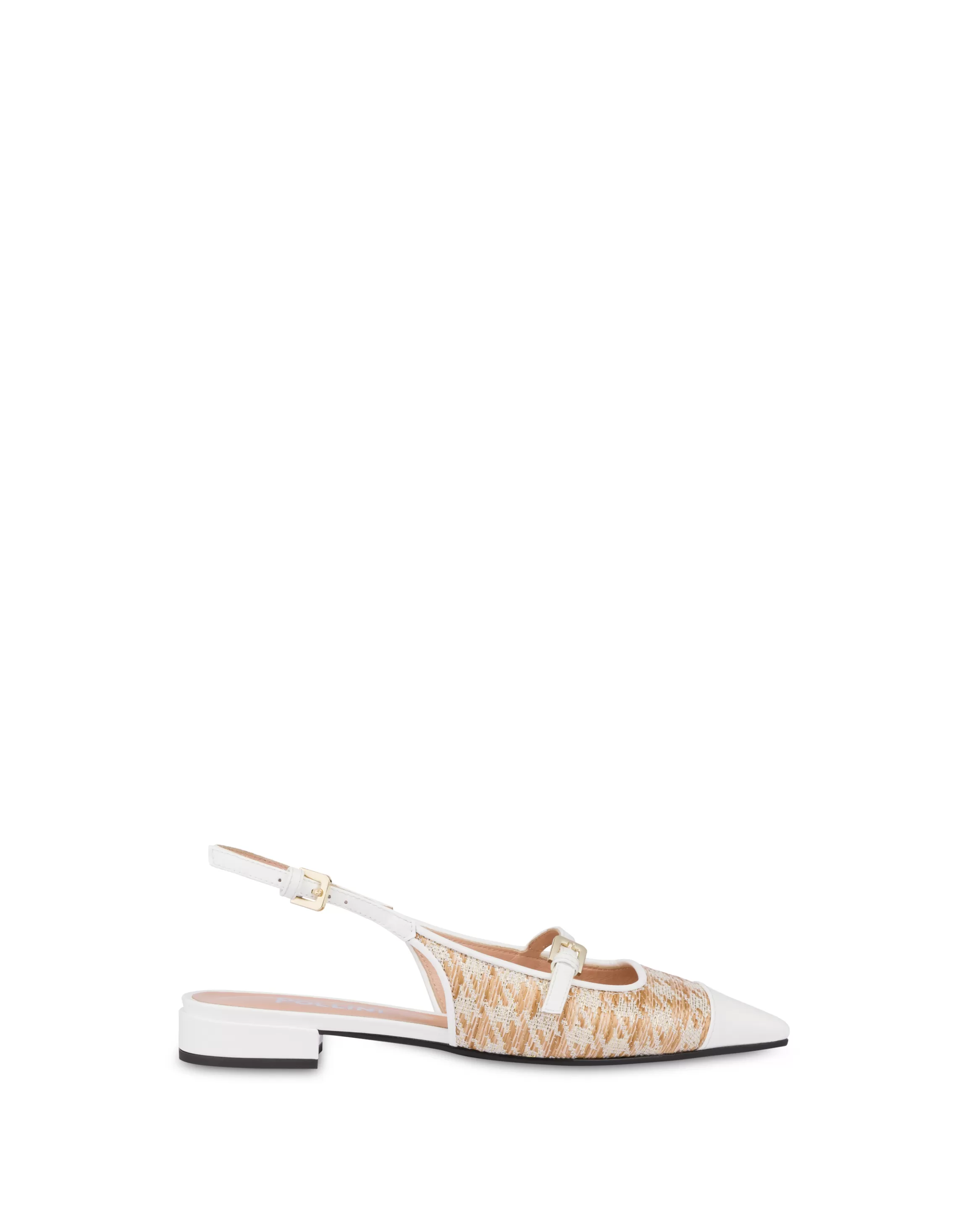 Fashion POLLINI Ballerine Sand/Bianco