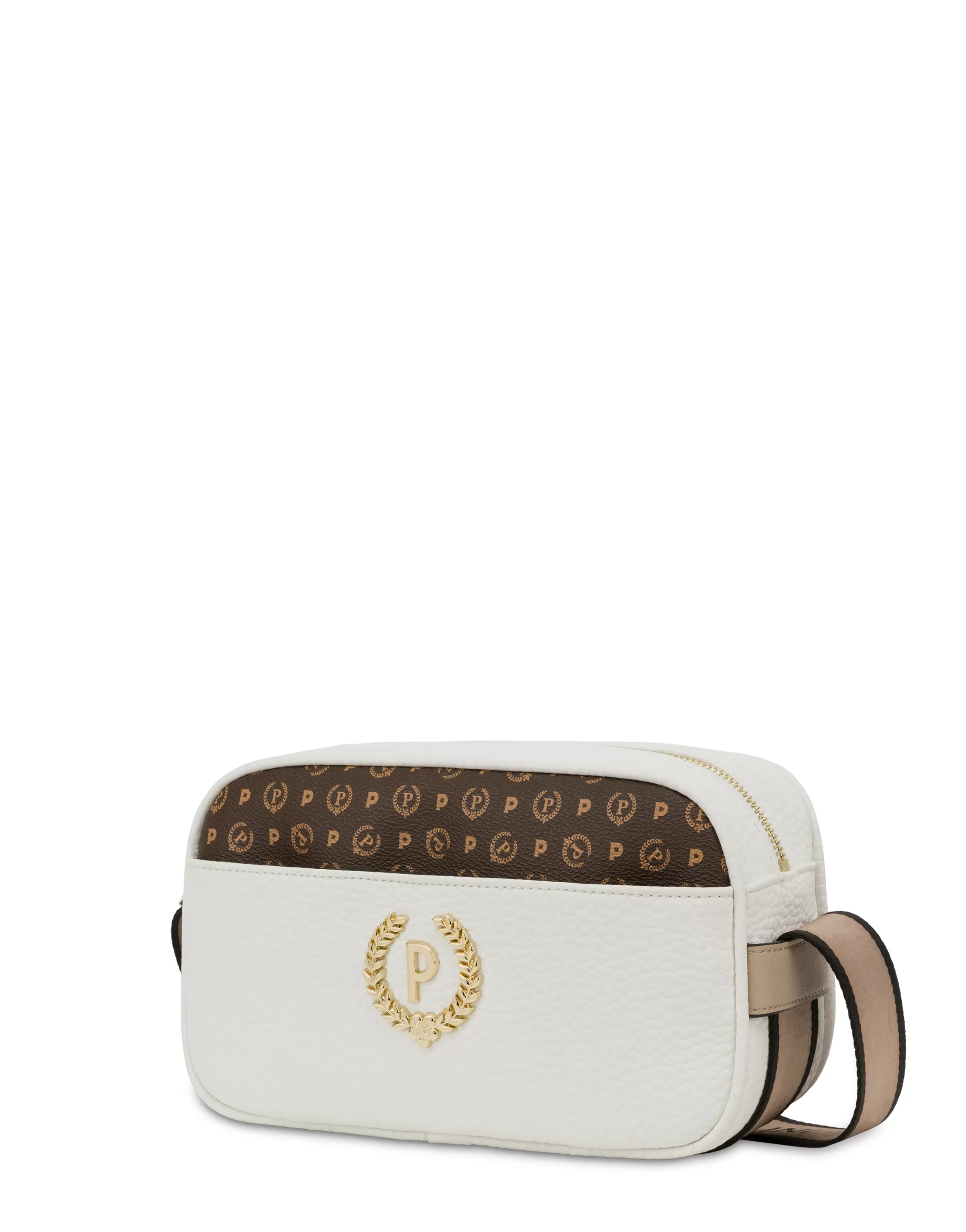 Online POLLINI Borsa A Tracolla Bianco/Marrone/Beige