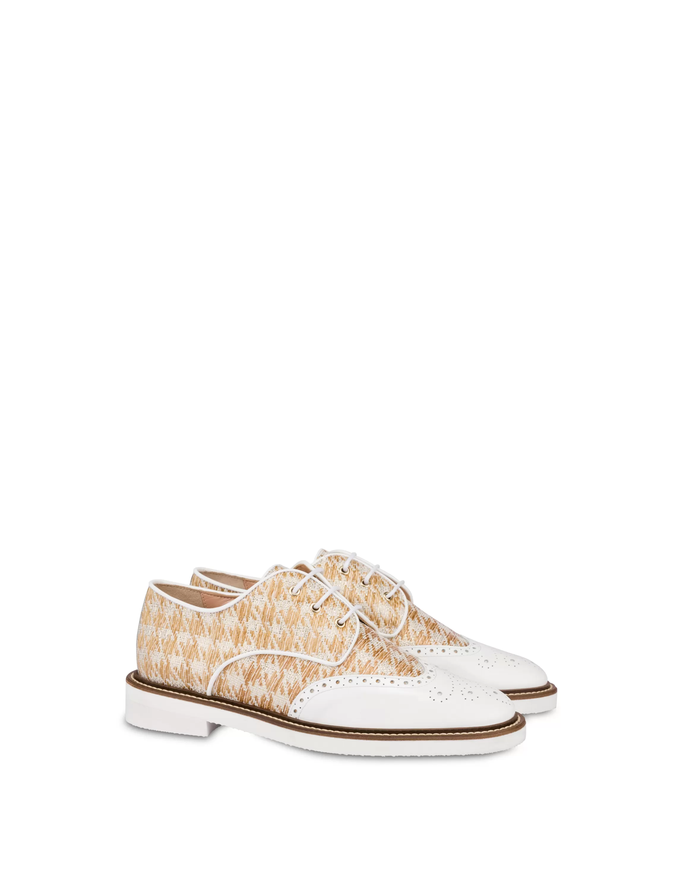 Outlet POLLINI Derby Sand/Bianco