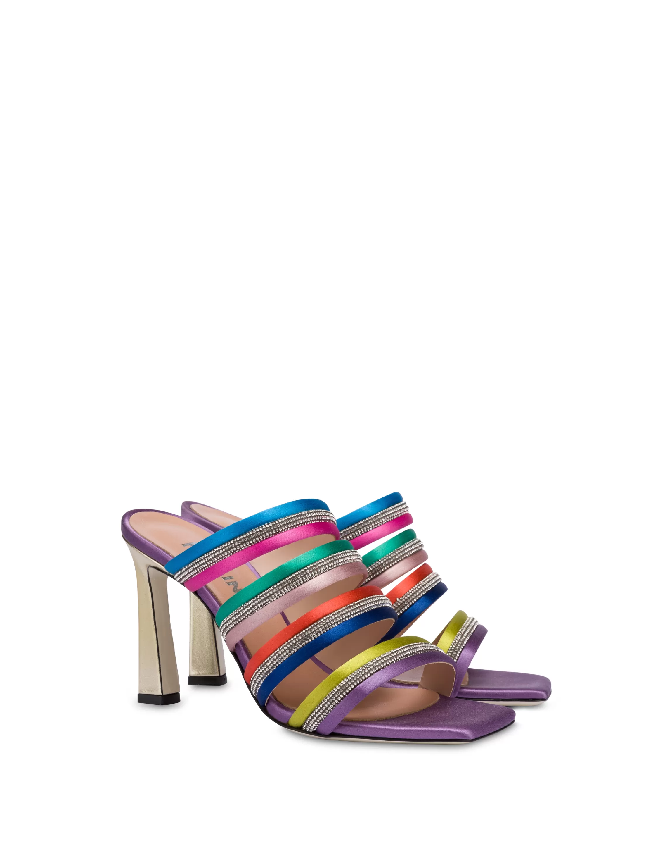 Best Sale POLLINI Sabot Glicine/Lime/Bluette/Gerbera/Cipria/Erba/Bouganville/Azzurro/Platino