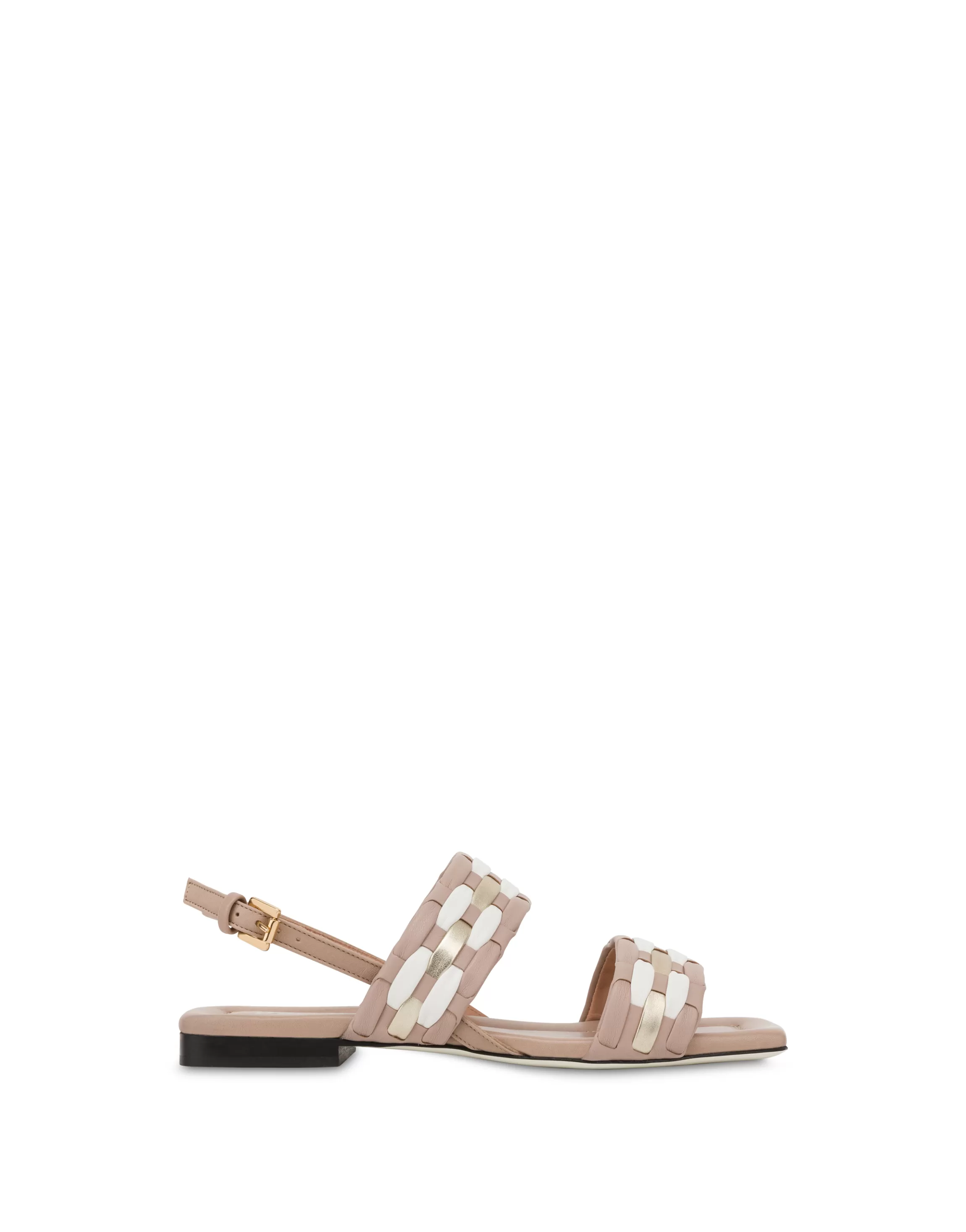 Shop POLLINI Sandali Nude/Bianco/Platino