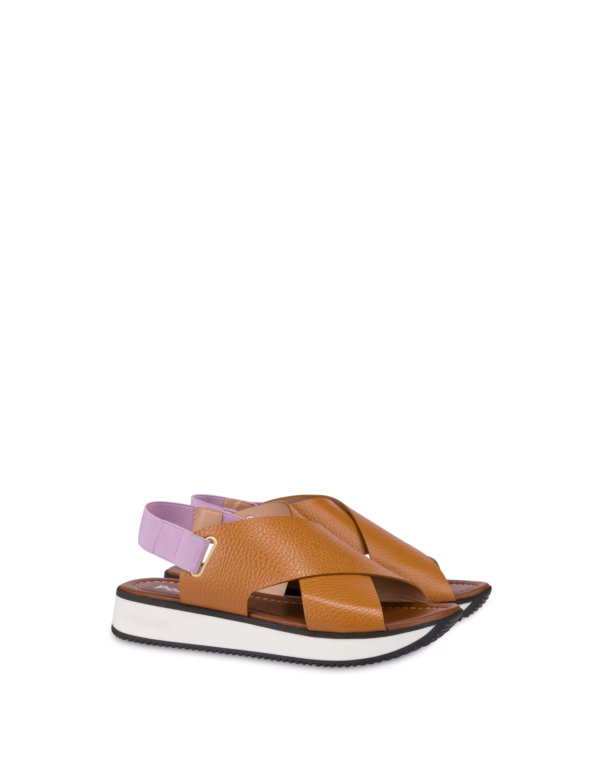 Cheap POLLINI Sandali Cuoio/Glicine