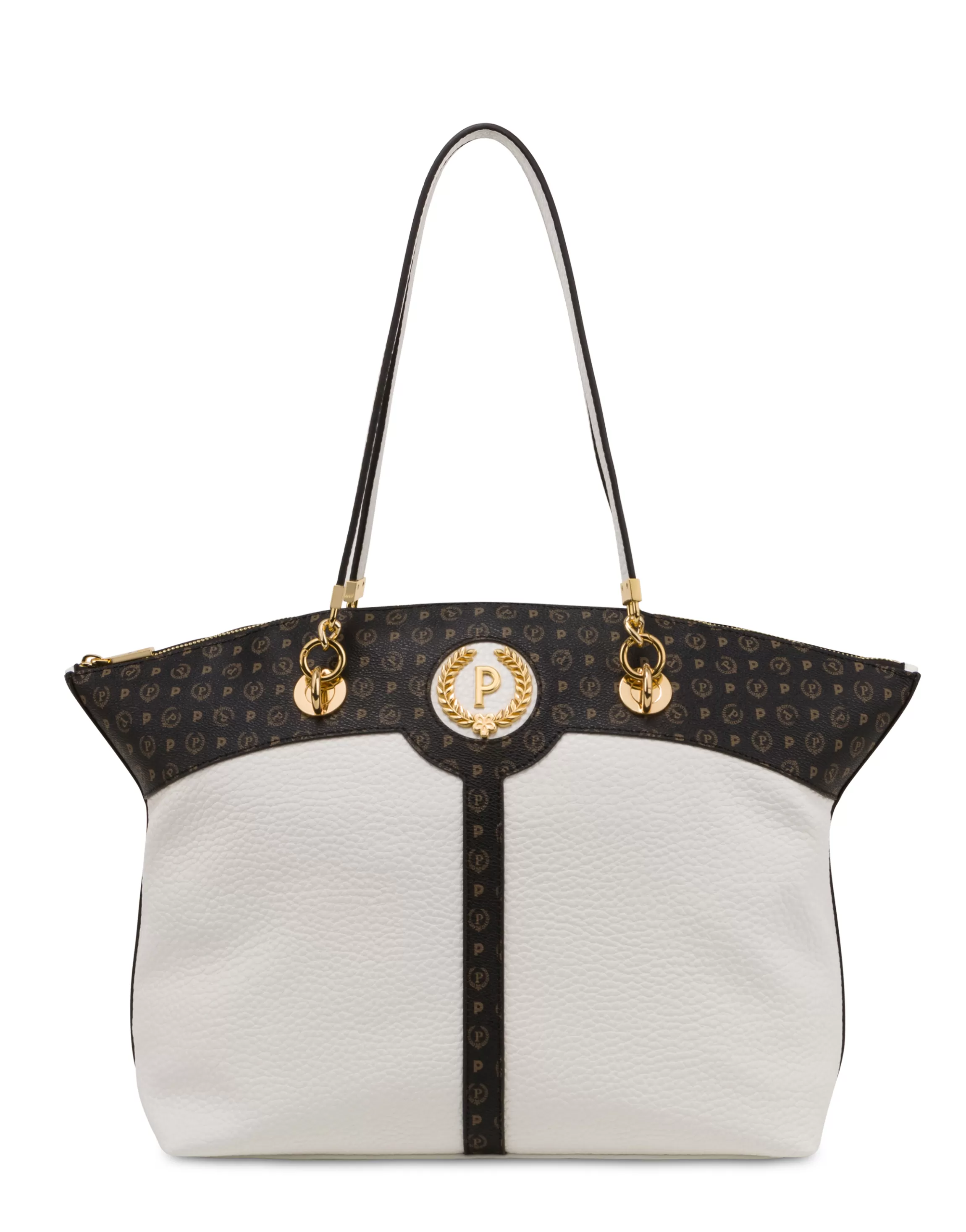 Store POLLINI Shopping Bag Bianco/Nero