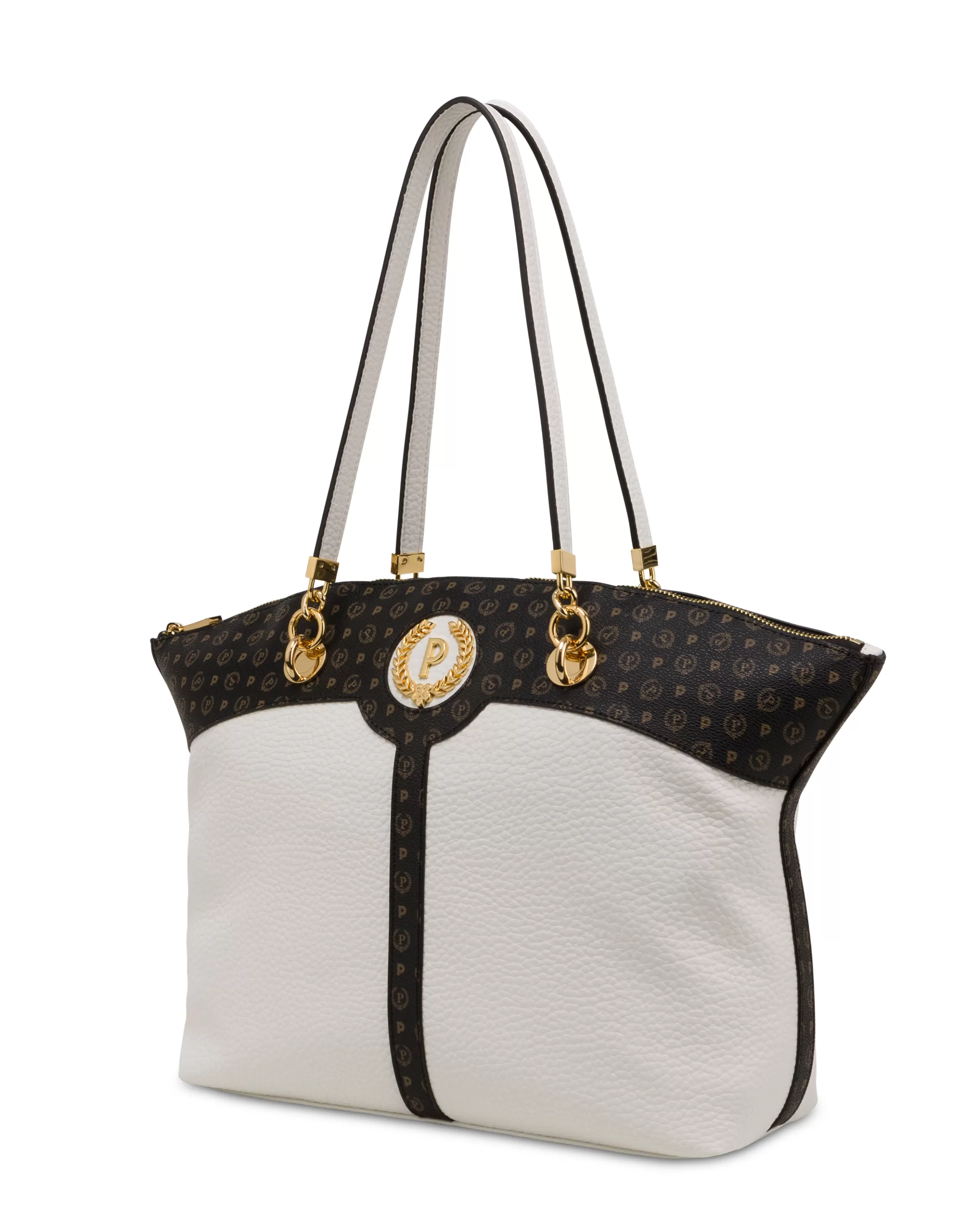 Store POLLINI Shopping Bag Bianco/Nero