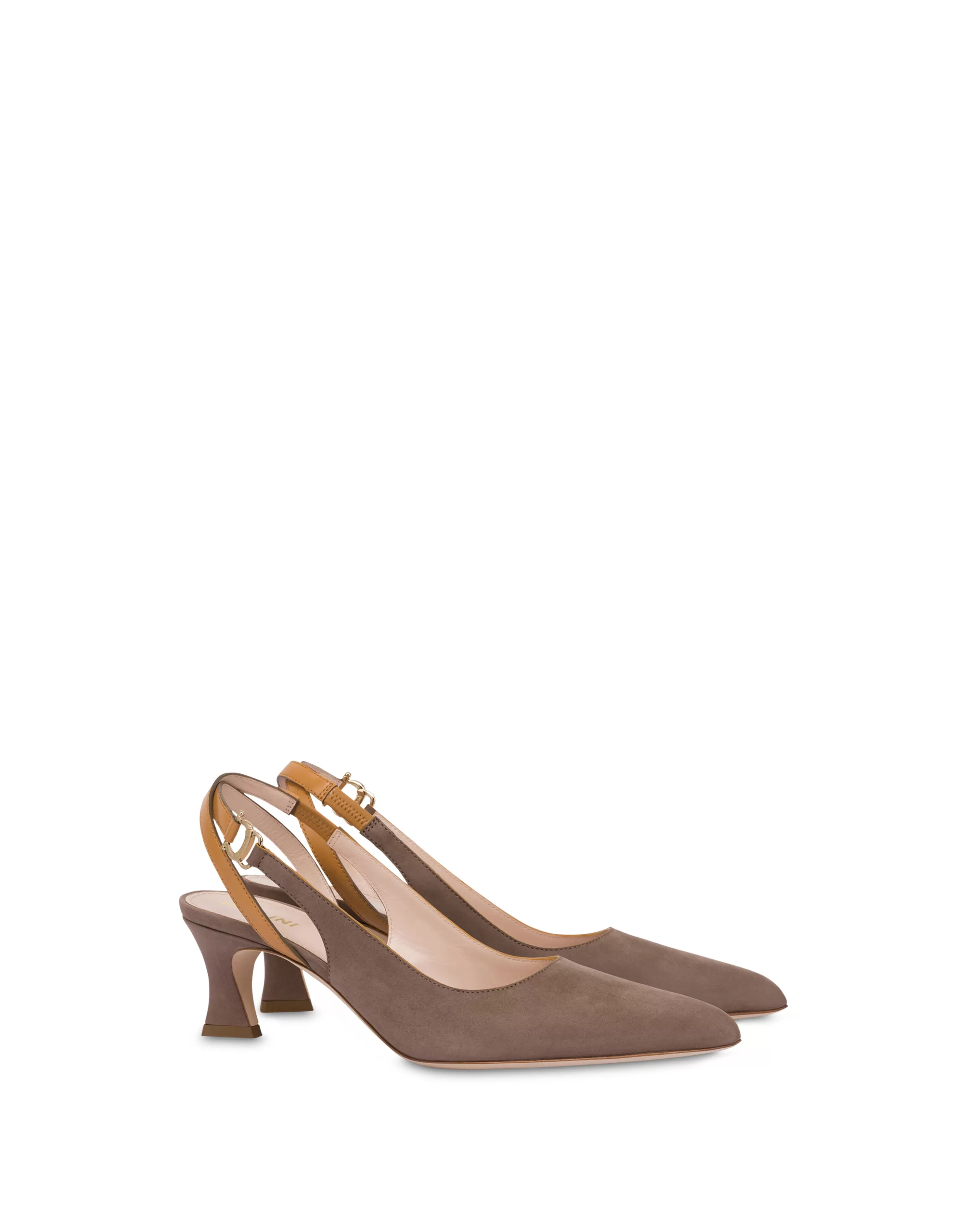 Shop POLLINI Slingback Taupe/Cuoio