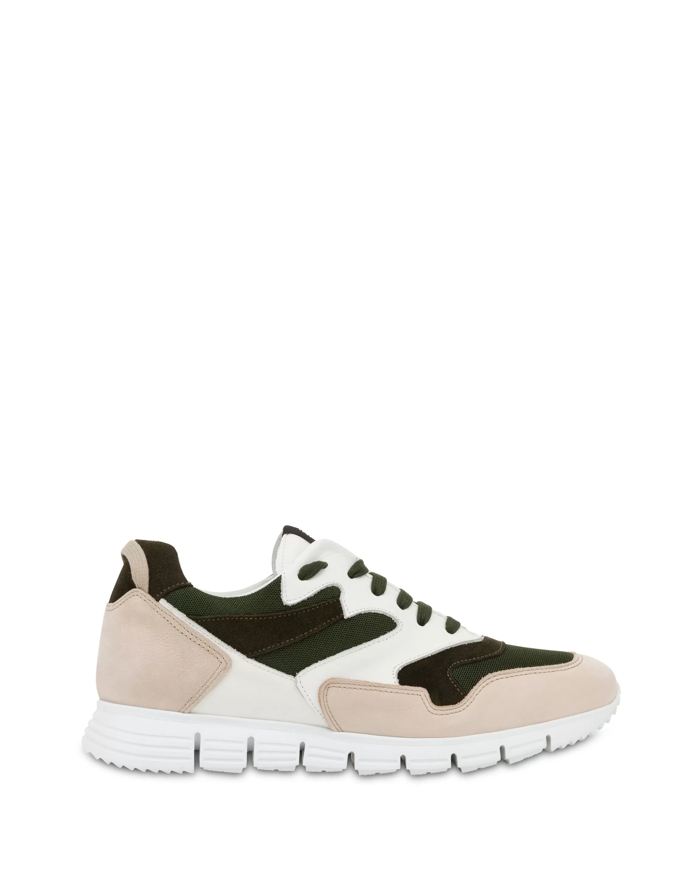 Cheap POLLINI Sneakers Ivory/Rope/Military Green/Military Green