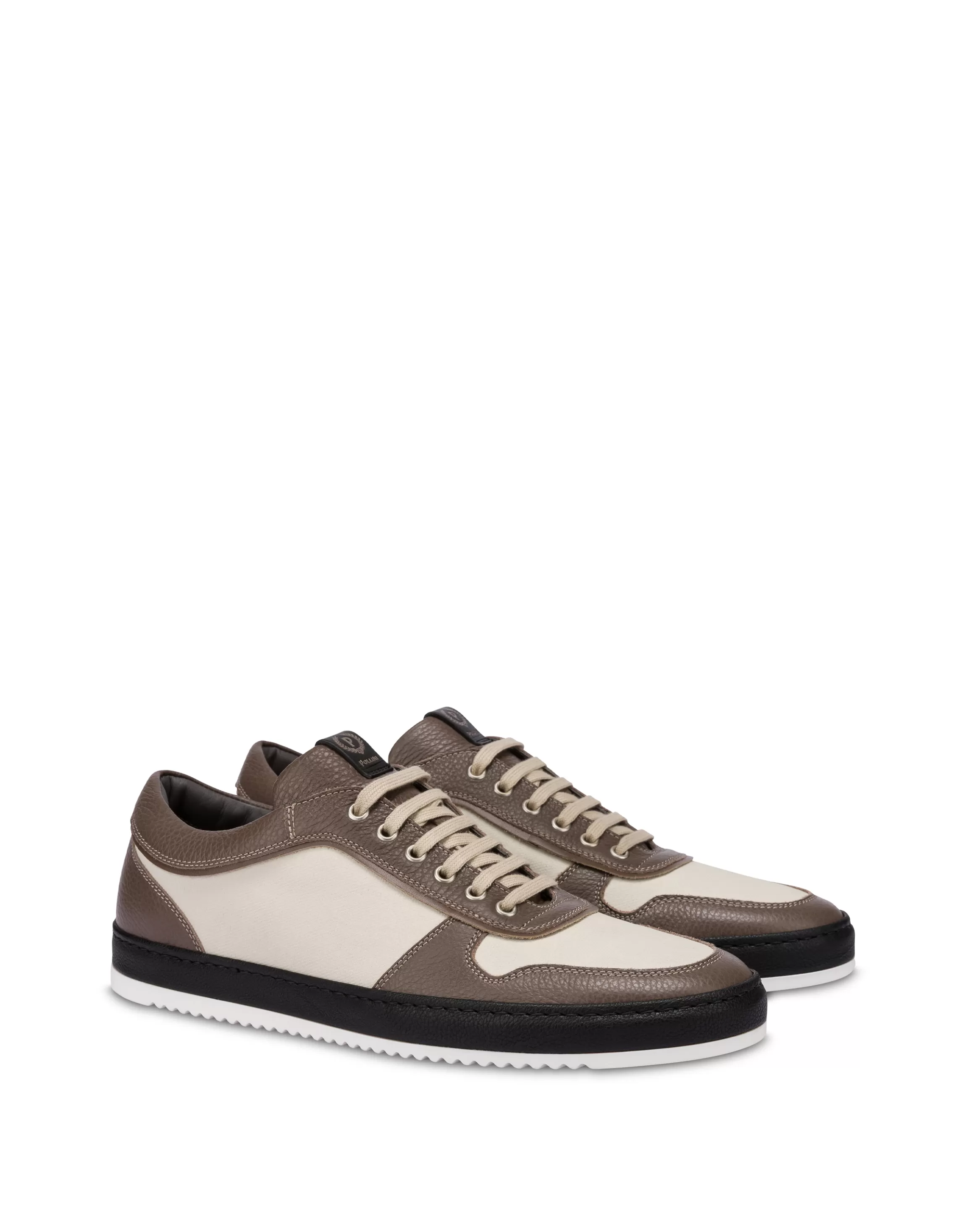 Sale POLLINI Sneakers Avorio/Cammello/Nero