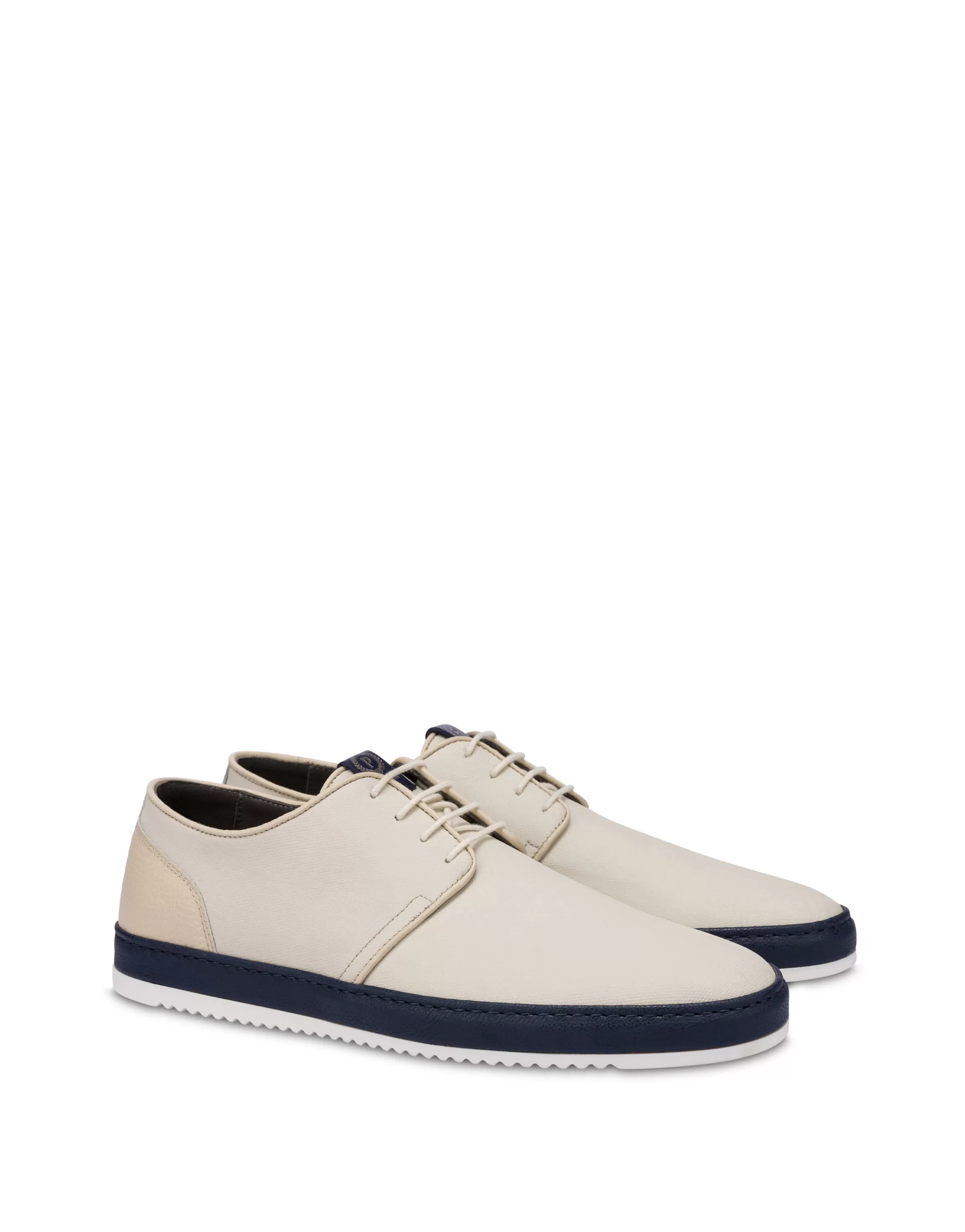 Best Sale POLLINI Sneakers Ivory/Ivory/Blue