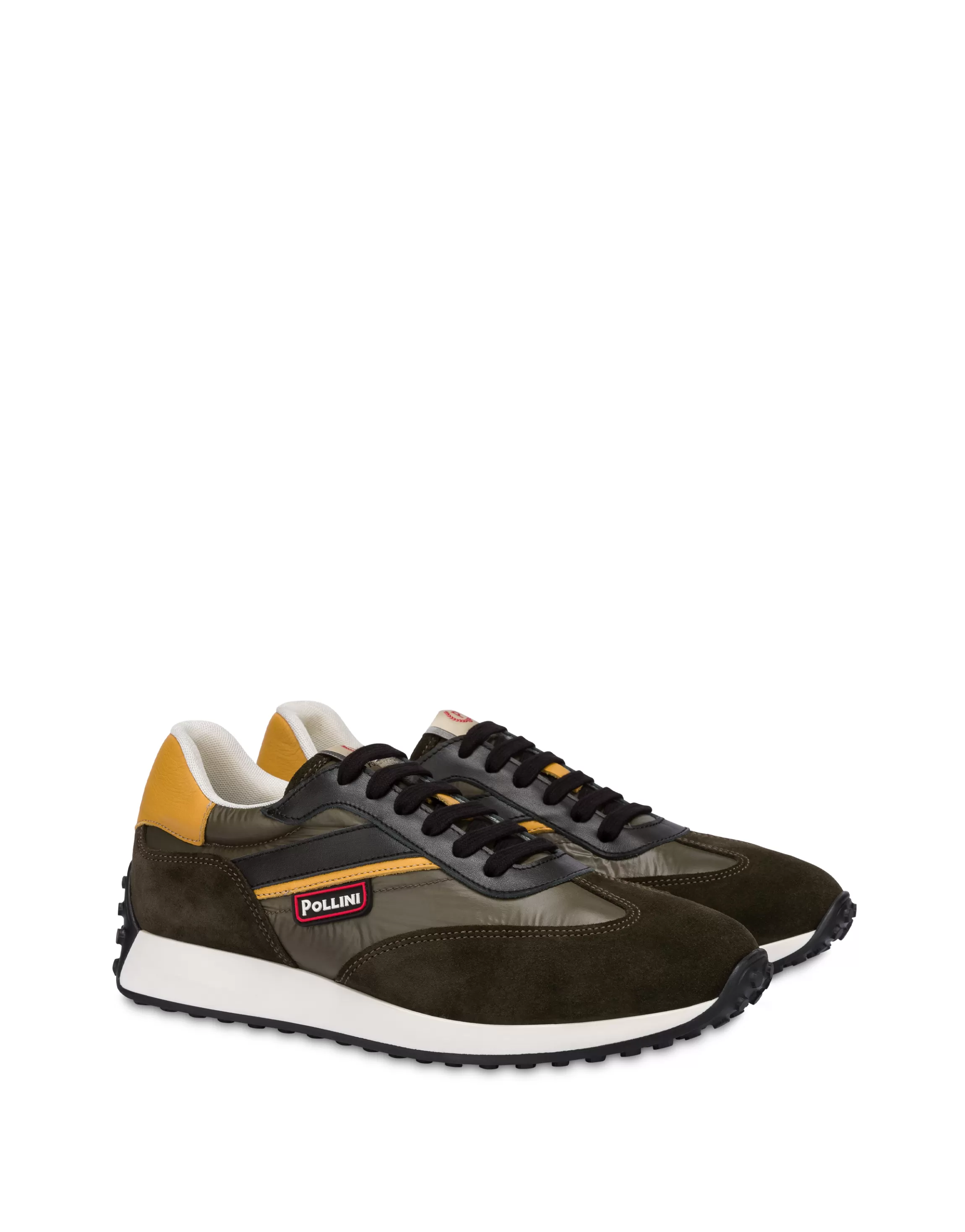 Best POLLINI Sneakers Black/Maize/Military Green/Military Green