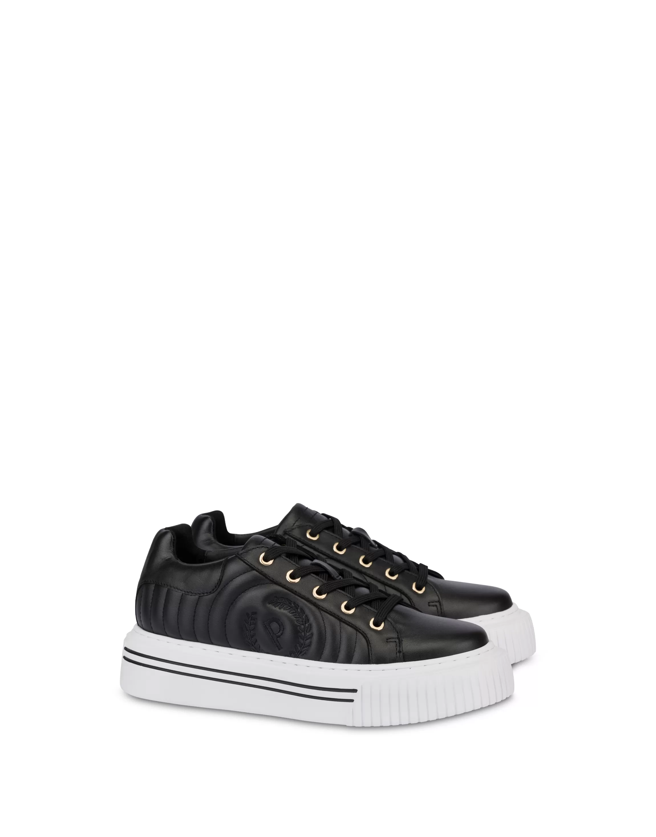 Shop POLLINI Sneakers Nero